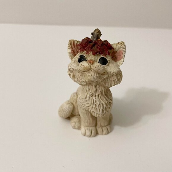 Vtg 1992 Kathy Wise Cats Kittens with Mouse Enesco Flaws - Picture 2 of 16